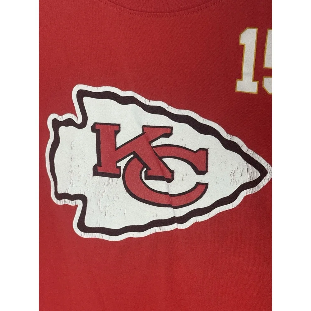 NFL Team Apparel Kansas City Chiefs Patrick Mahomes Youth XXLarge 18 Tee Shirt - Picture 2 of 6